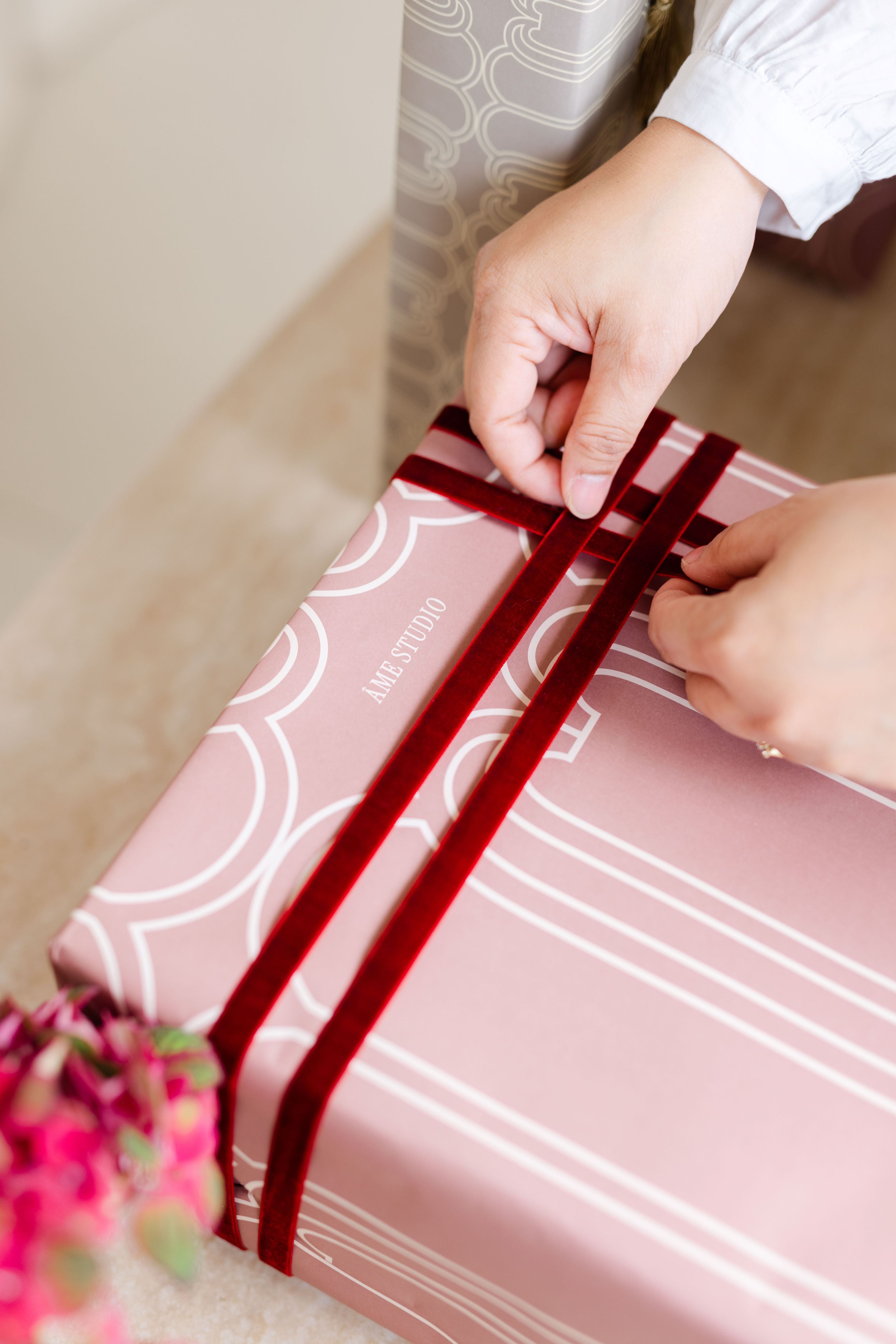 Gifting with a Blush Pink Floral Arrangement