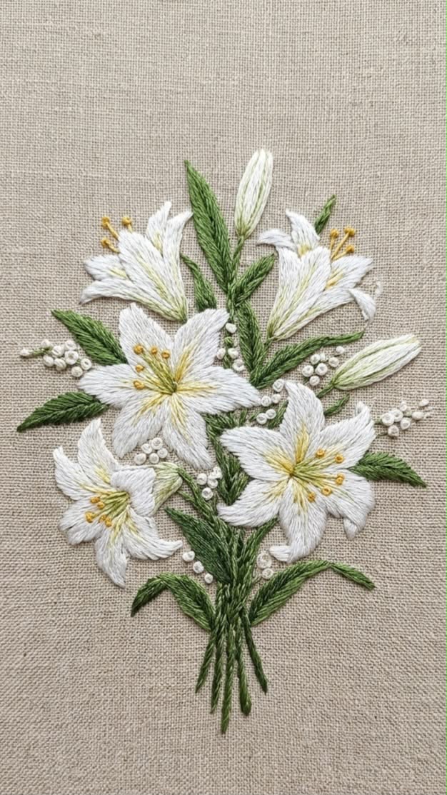 AUGUST 22: Floral Embroidery