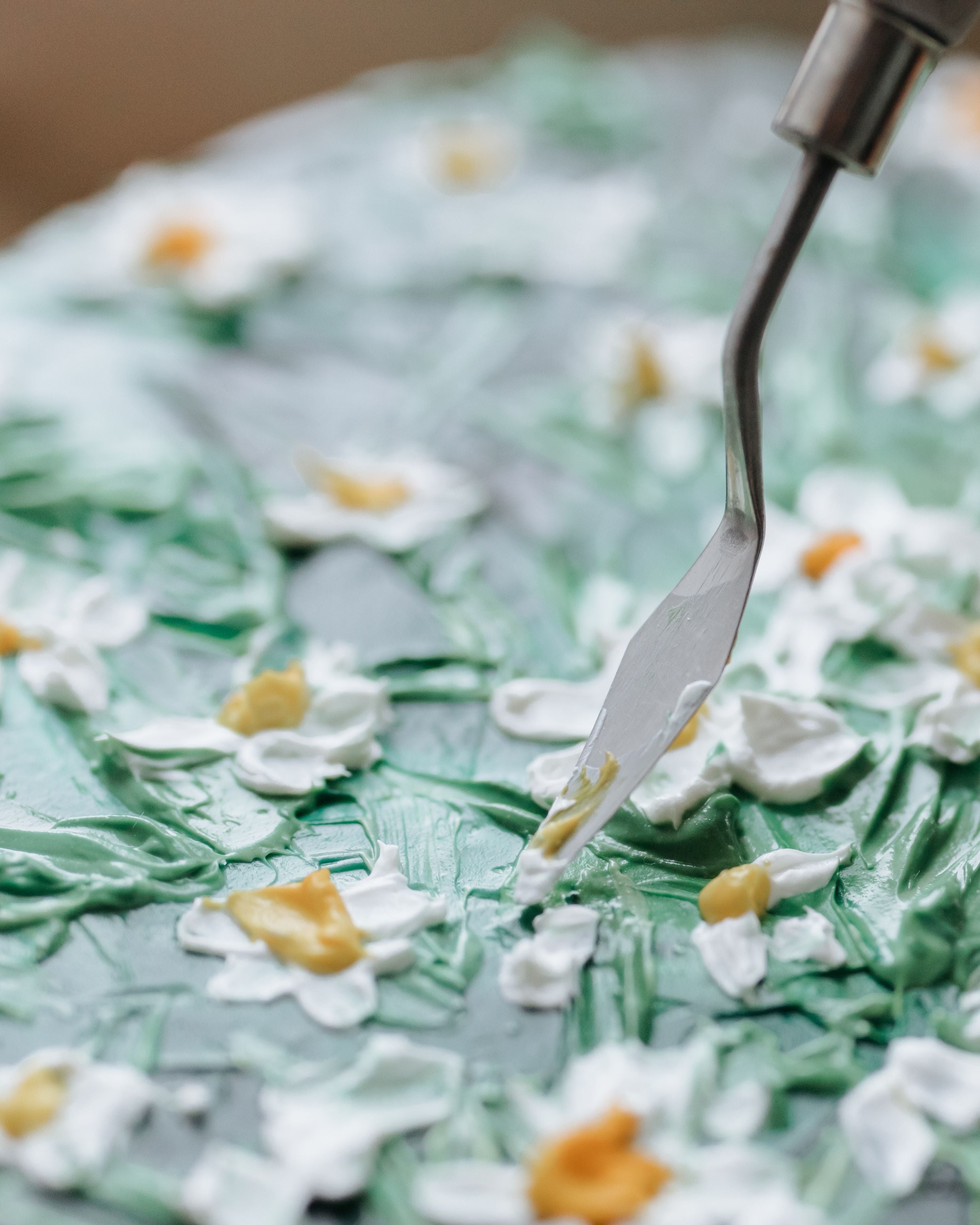 September 26: Sculptural Floral Painting