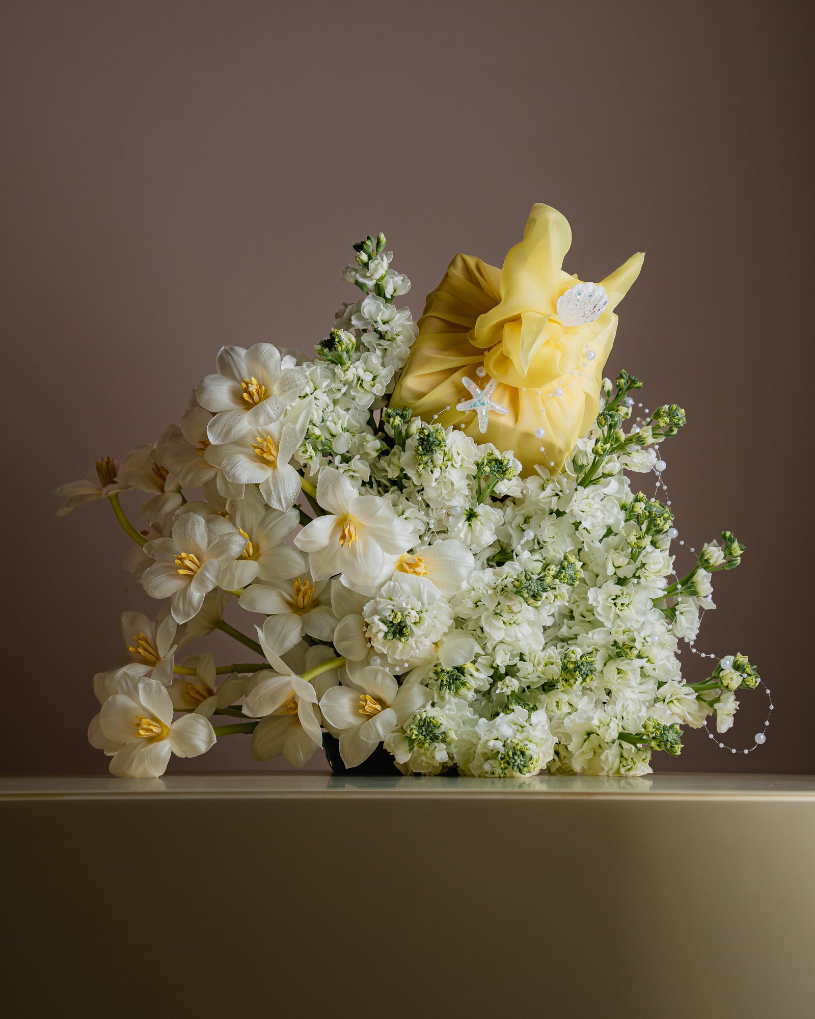 Stunning Yellow Flower Arrangement
