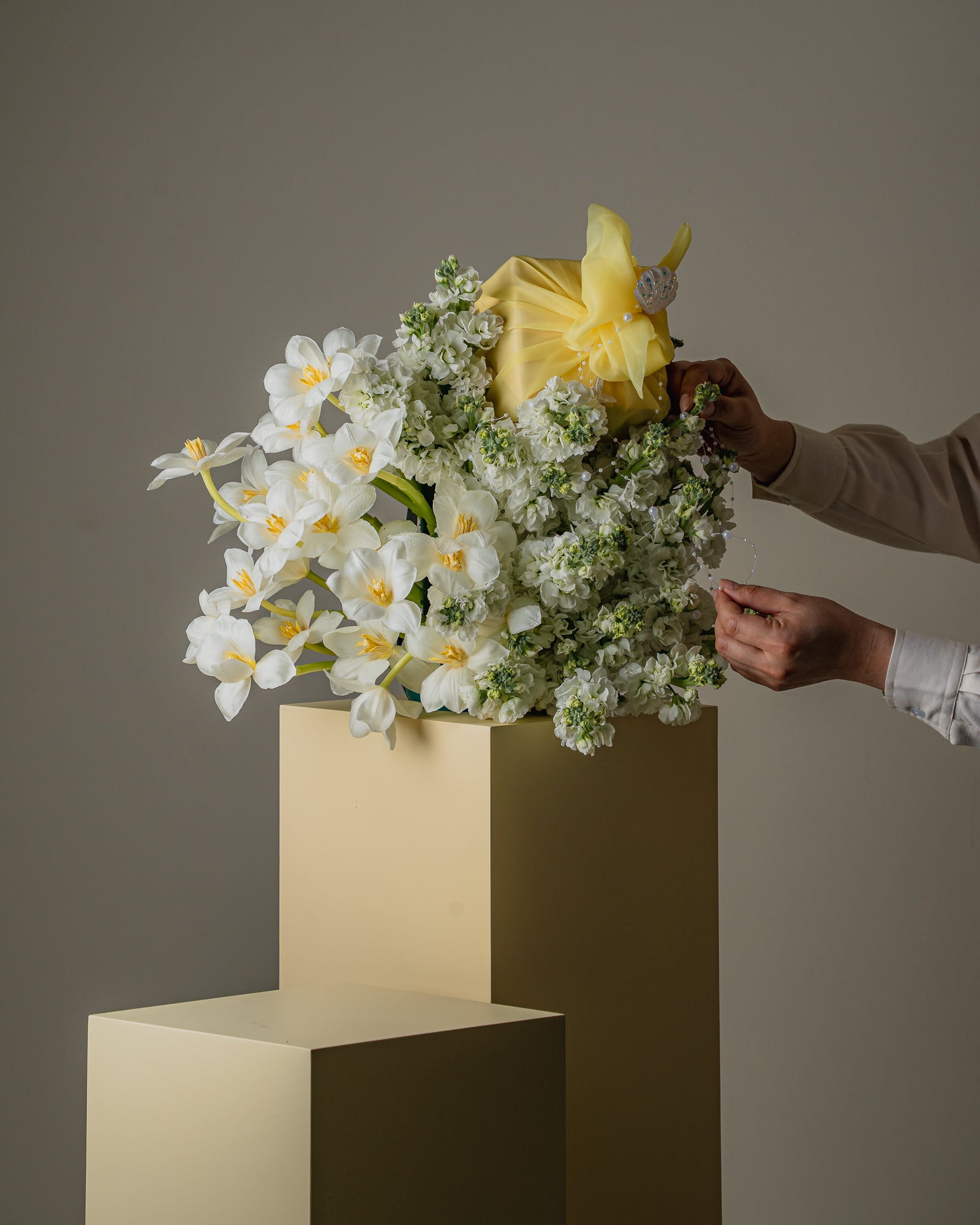 Stunning Yellow Flower Arrangement