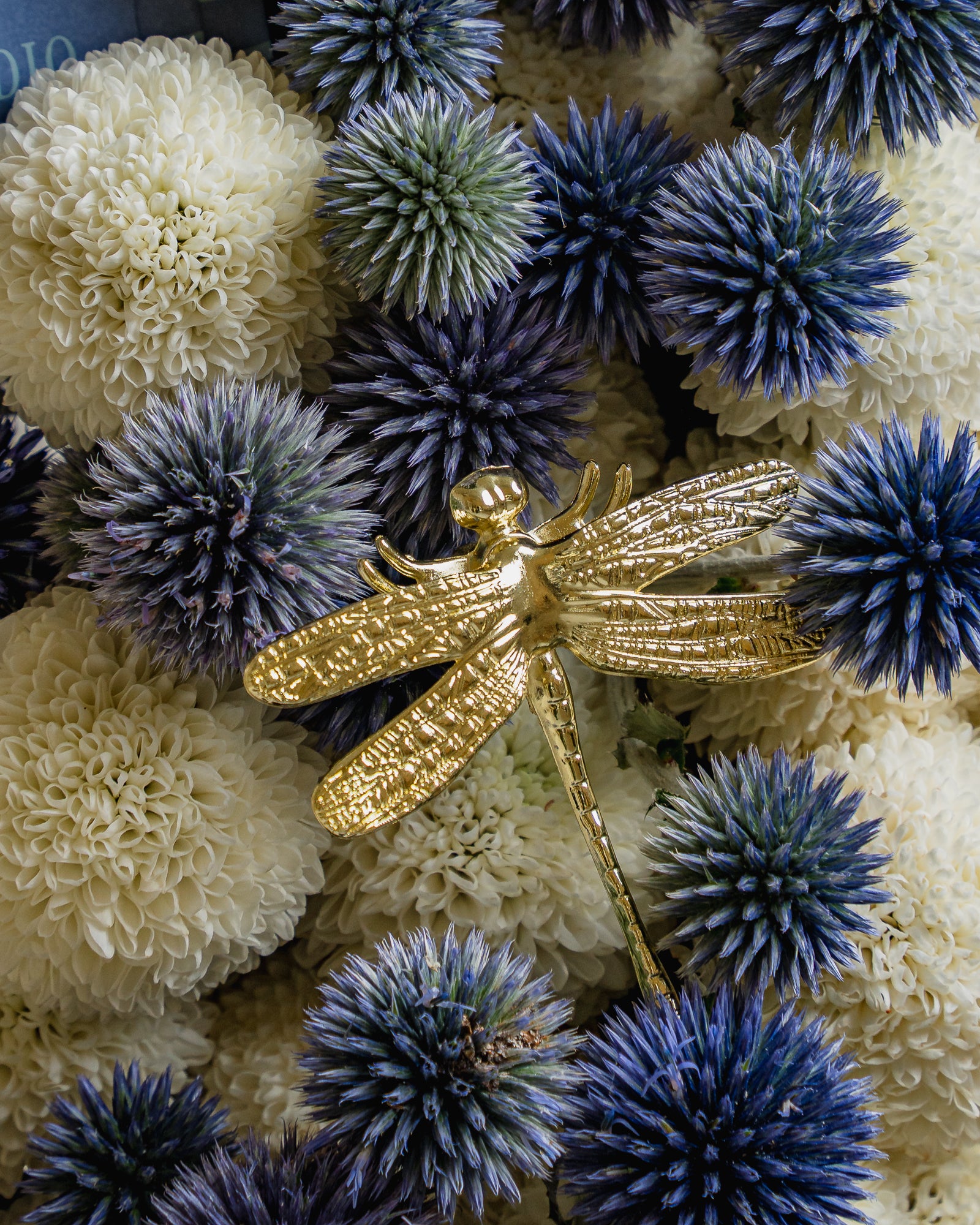 Pompom and Thistles Floral Arrangement