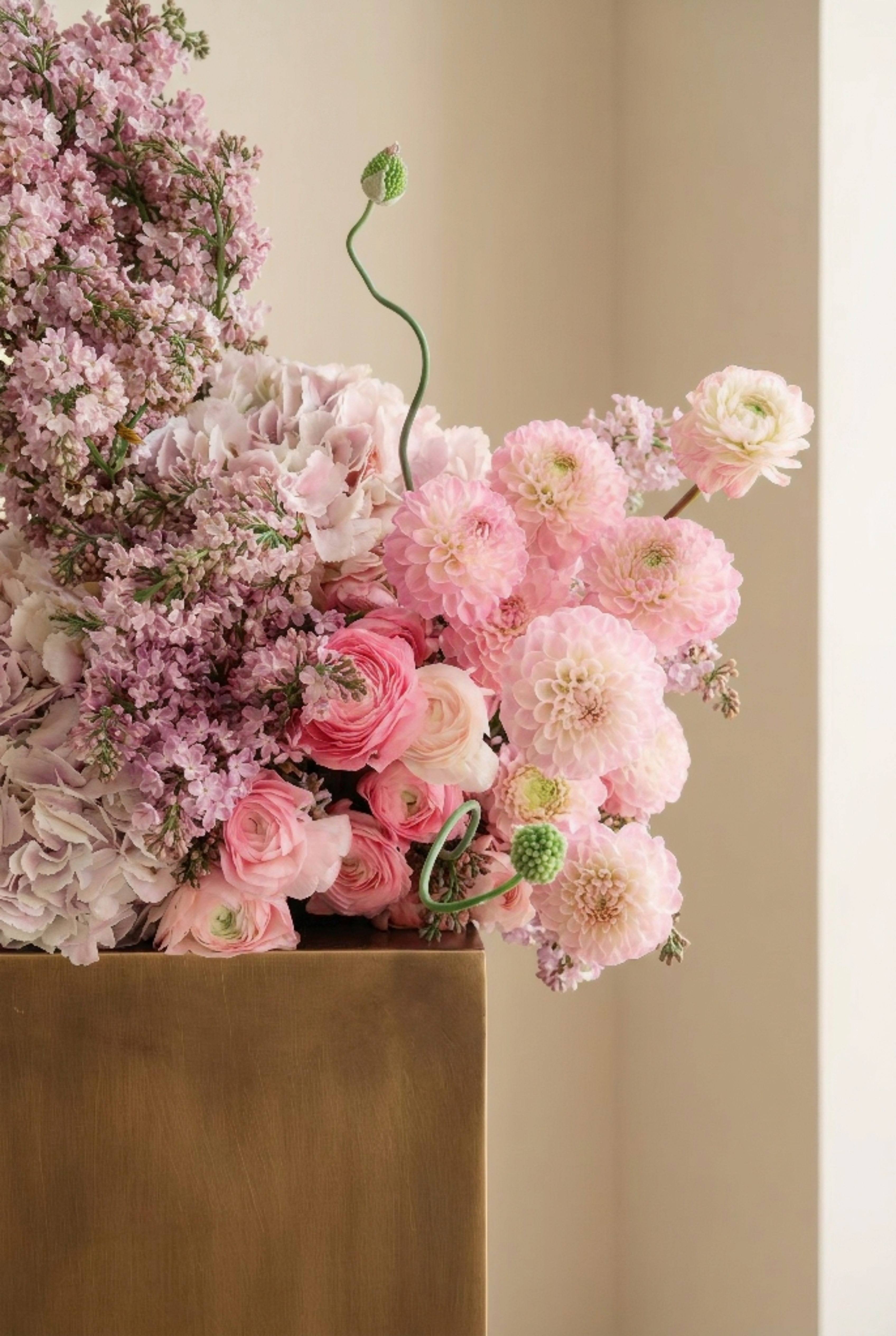 Lilac and Pink Floral Arrangement